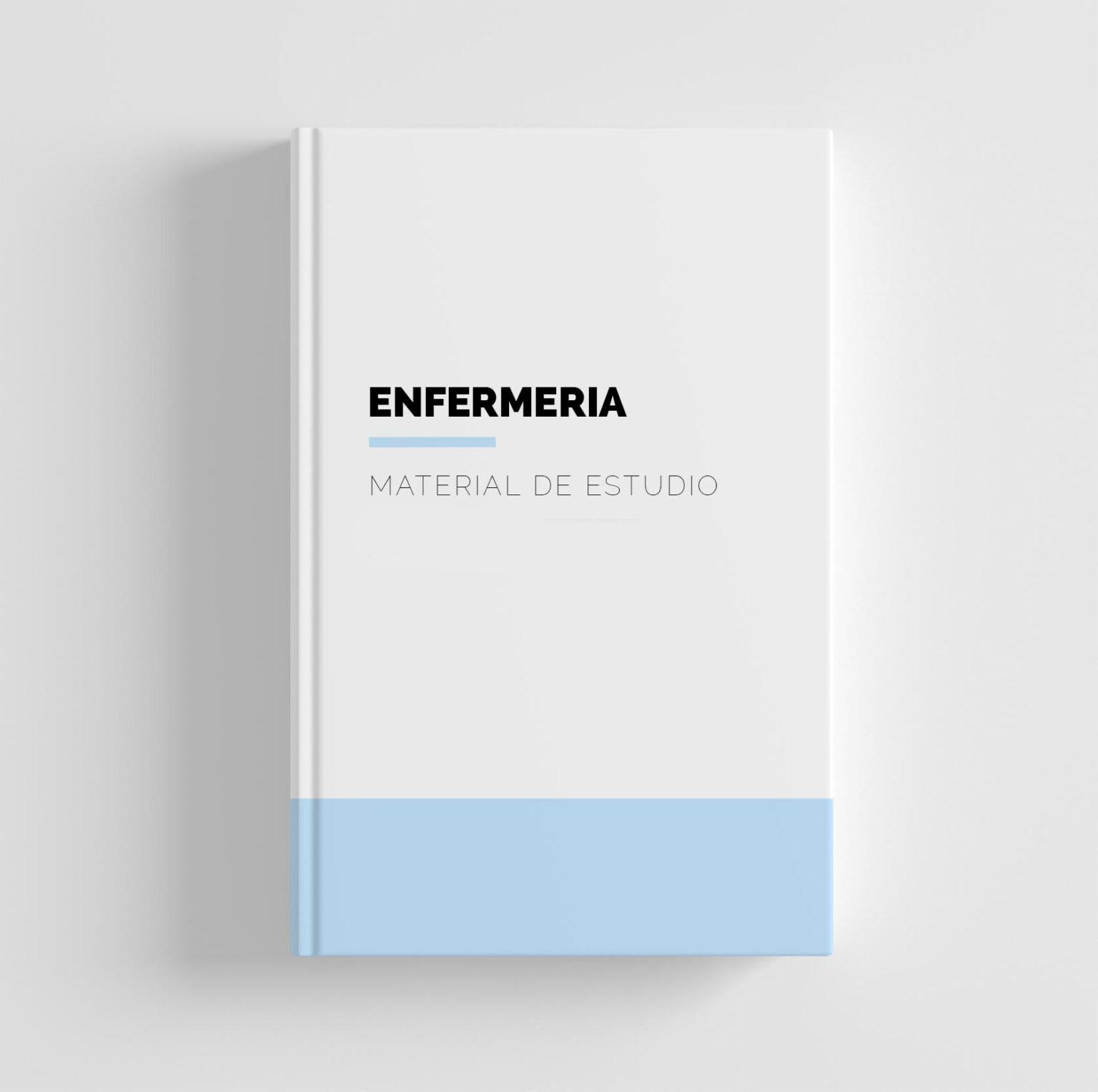 Imagen de un libro con portada blanco el cual esta orientado al estudio de la licenciatura en enfermeria